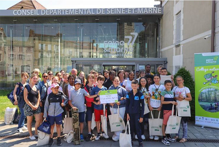 Seine-et-Marne -Collège nature 2023 : le Département récompense trois établissements
