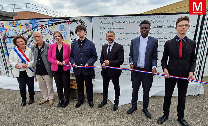 Meaux [Vidéo] : Lycée Charles-Baudelaire : les élèves ont dévoilé et expliqué leur fresque, une épreuve de validation du bac