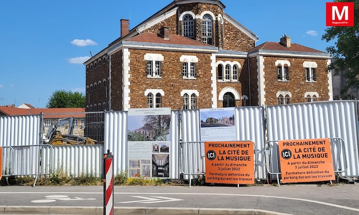 Meaux ► [Vidéo] Les travaux d’aménagement de la future cité de la musique ont débuté 
