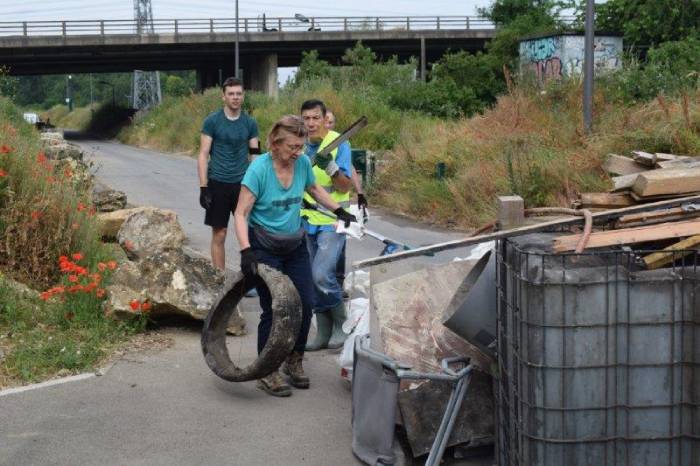 Saint-Thibault nettoyage bords de Marne
