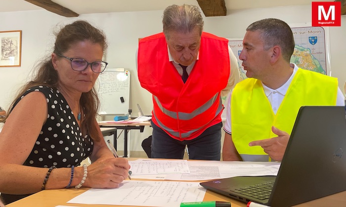 Saint-Germain-sur-Morin ► [Vidéo] Prévention : élus et agents se sont entraînés à gérer une crise en cas d’inondation