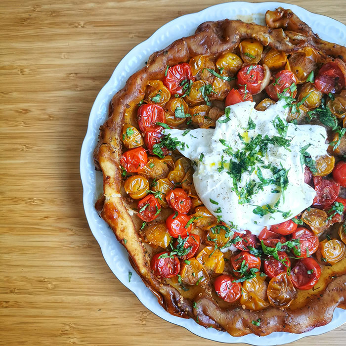 La recette du week-end - La tatin de tomates cerises : peps et douceur estivale