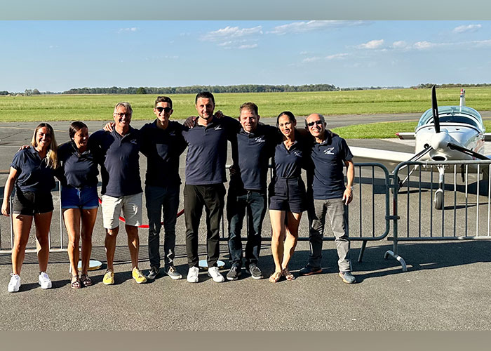 Seine-et-Marne - Inauguration à l'aérodrome de Coulommiers : l'école de pilotage B2 Aviation a pris son envol officiel