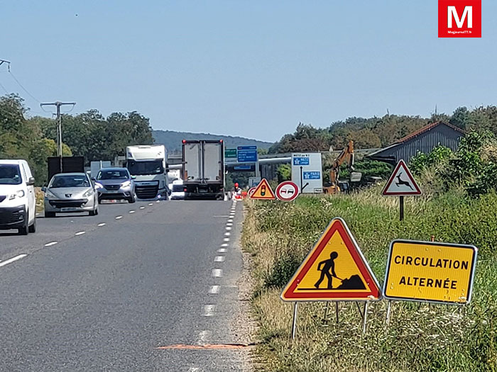 Saint-Jean-les-Deux-Jumeaux [Vidéo] : Travaux : un giratoire va sécuriser l'accès à l'autoroute A4 et la sortie