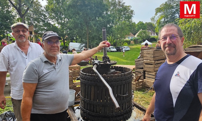 Crégy-lès-Meaux [Vidéo] - Fête de la pomme : huit cents kilos de fruits sont passés par le pressoir 
