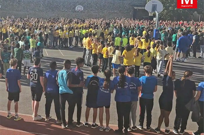 Meaux ► [Vidéo] Cross du collège Sainte-Marie : les jeux olympiques de 2024 ont été mis à l’honneur