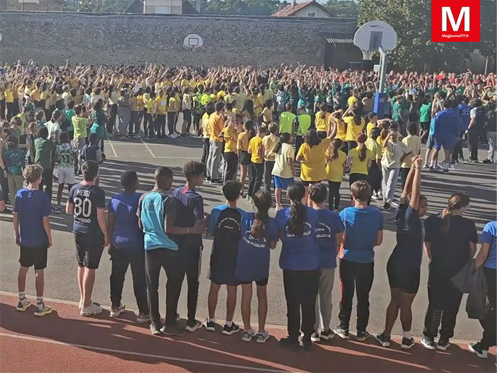 Meaux [Vidéo] - Cross du collège Sainte-Marie : les jeux olympiques de 2024 ont été mis à l’honneur
