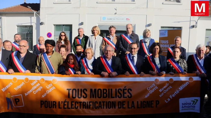 Trilport ► [Vidéo] Electrification de la ligne P : les élus du territoire alertent d’une seule voix