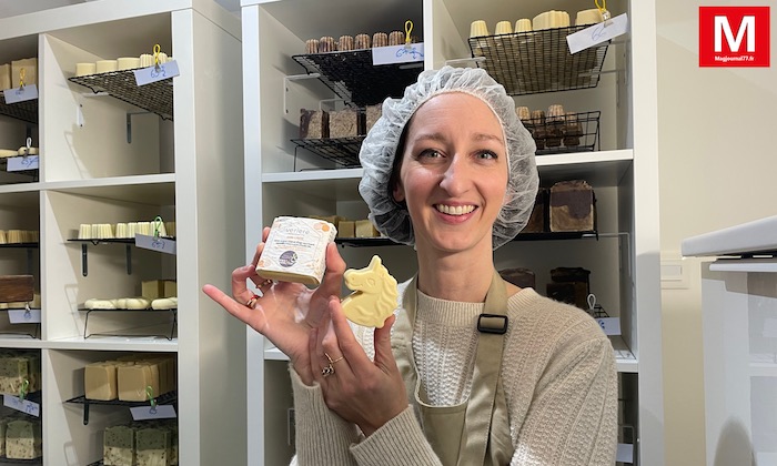 Thorigny-sur-Marne ► [Vidéo] Floriane fabrique des savons miel lacté avec des produits locaux 