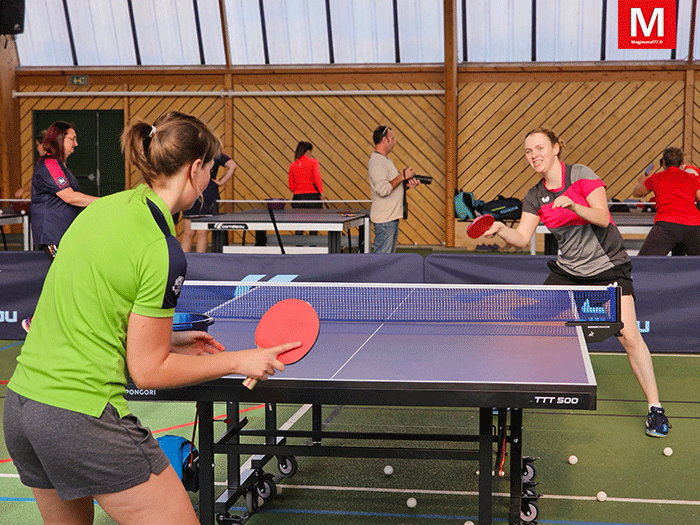 Monthyon - [Vidéo] Entre copin'g : les féminines du club du tennis de table ont montré leur pratique