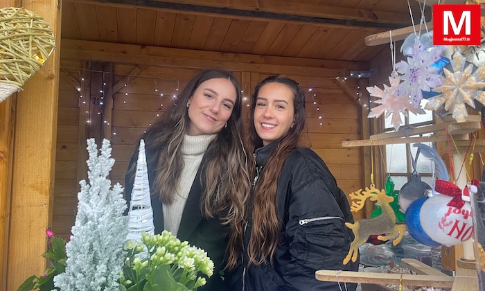 Longperrier ► [Vidéo] Au marché de Noël : Chloé, la fleuriste, a présenté ses créations en avant-première 