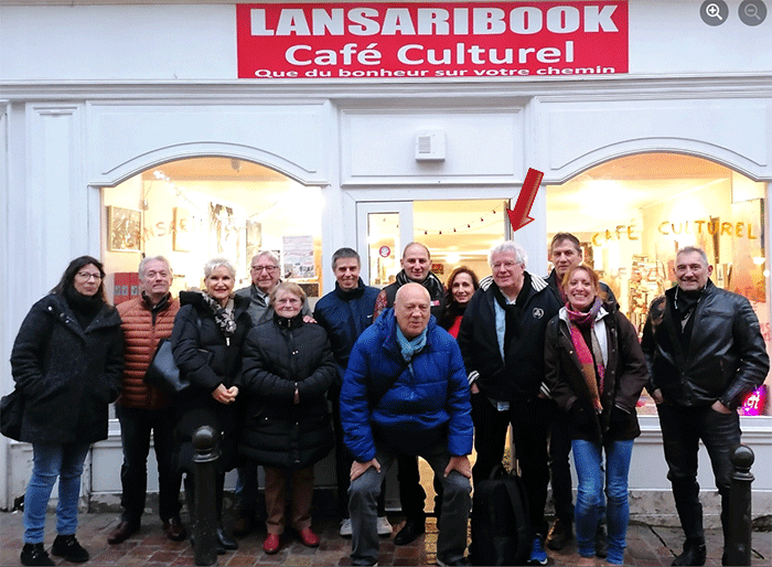 Samedi 24 février, à Meaux, au café culturel Lansaribook, Pascal Pioppi a présenté son livre qui sortira en mai.