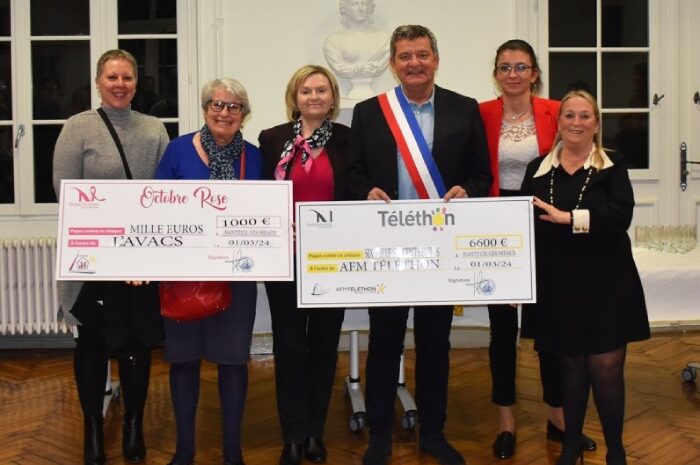 Nanteuil-lès-Meaux ► Octobre Rose et Téléthon 2023 : les associations ont reçu leur chèque