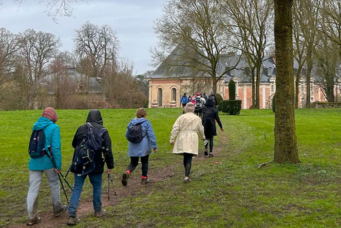 Nanteuil-lès-Meaux - Saint Colomban : les randonneurs ont cheminé sur les traces du moine irlandais