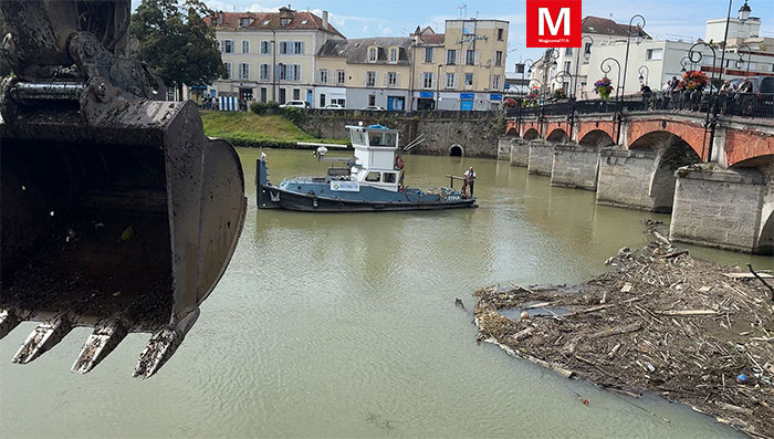 Meaux ► [Vidéo] Environnement et flamme olympique : un vaste chantier de nettoyage a été mené sur la Marne